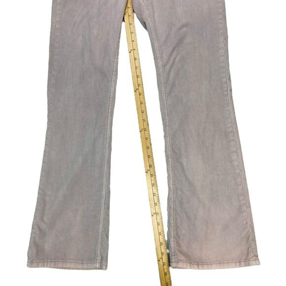 We The Free Flare Pants Womens 31 Lavender High Rise Corduroy Stretchy Side Zip - Picture 11 of 14